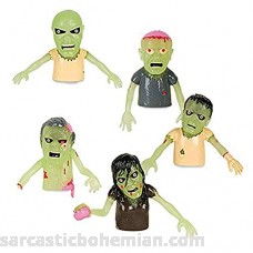 Set of 5 Glow in the Dark Finger Puppet Zombies B01L17IJCG